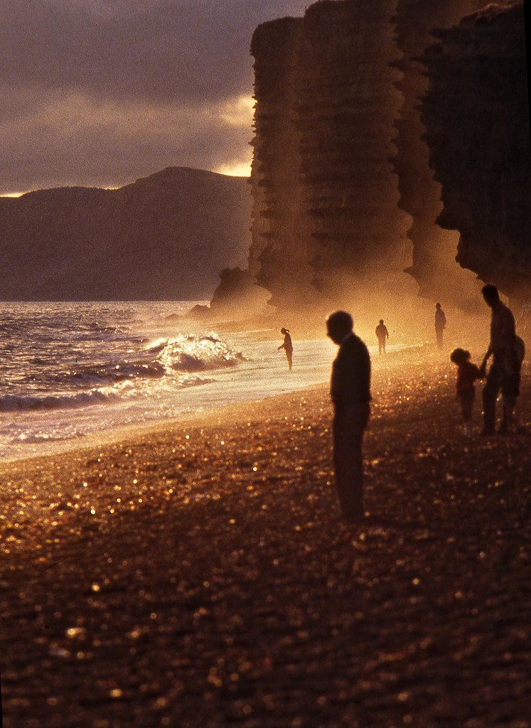 Chesil Beach Shadows A evening photograph at Chesil Beach … Flickr