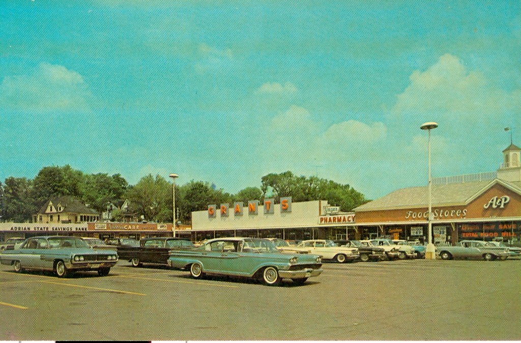 A&P Adrian, Michigan 1960s A&P, Grants, Adrian State Bank … Flickr