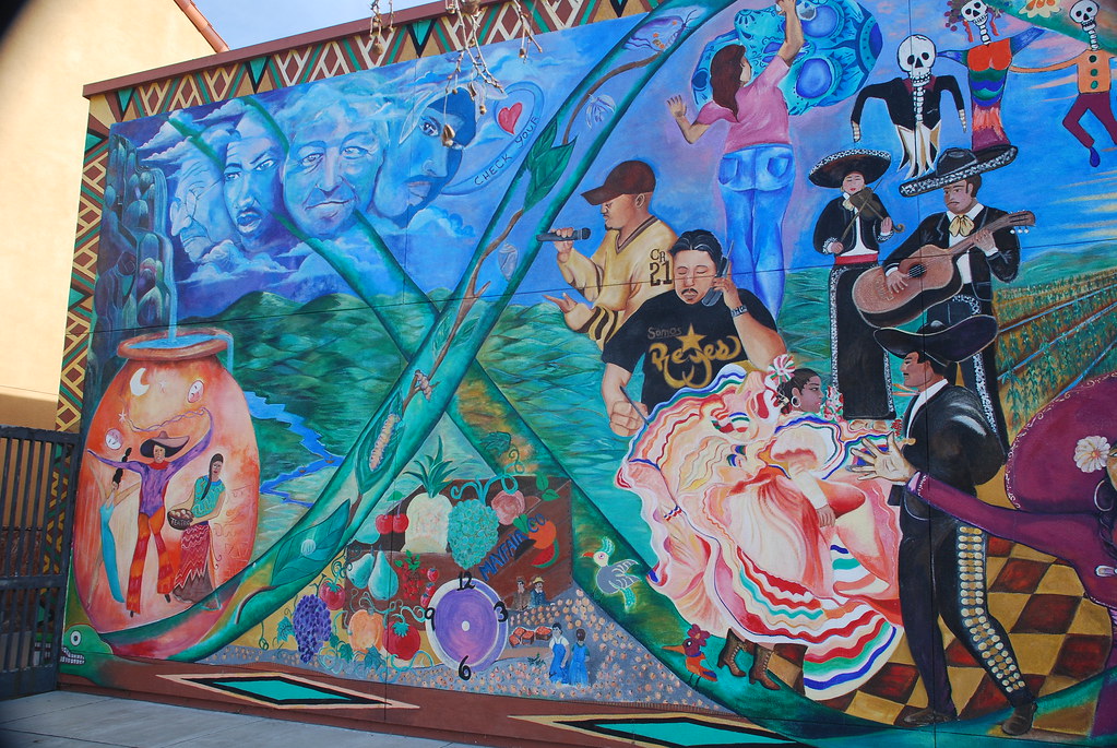 mural at mexican cultural heritage center, san jose Flickr