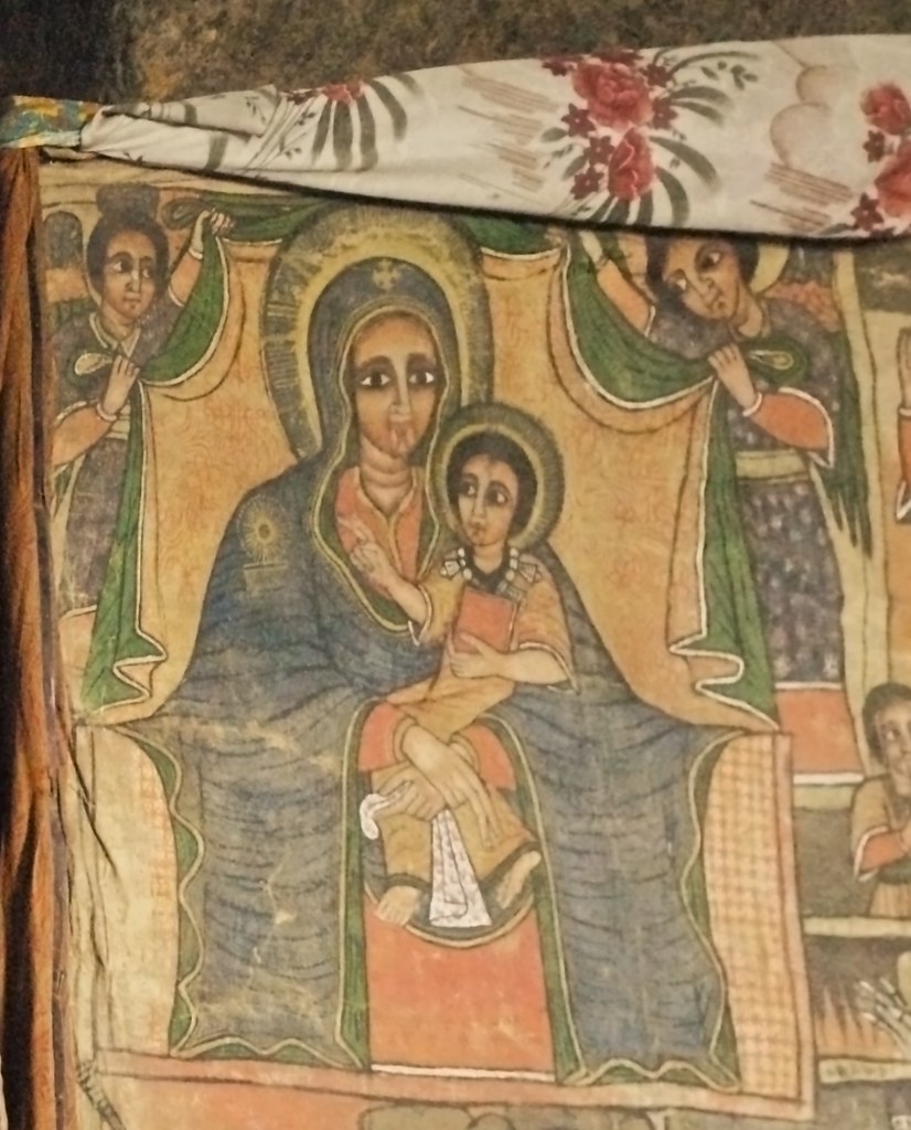 Painting of the Virgin Mary and the Infant Jesus in the Ch… Flickr