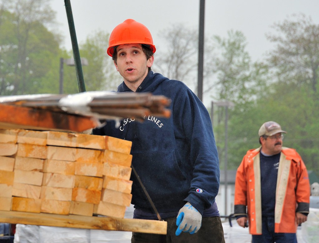Casco Bay Lines, deck crew, Portland, Maine, May 29, 2009 a photo on
