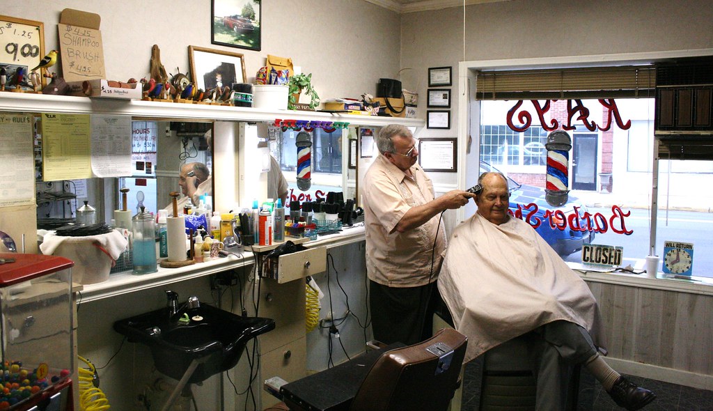 Ray's Barber Shop A lot of the old barber shops have close… Flickr