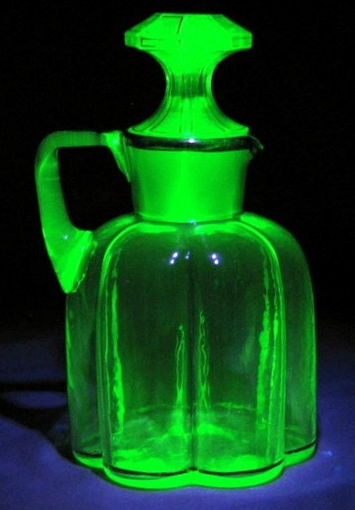 Uranium Glass Decanter, ca. 1840 Warren Galle Flickr