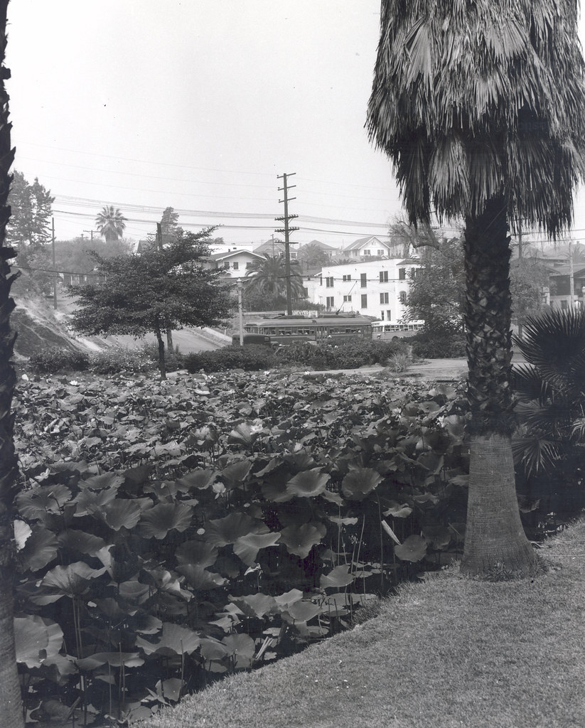 Echo Park circa 1942. This photograph depicts a P.C.C. 500… Flickr