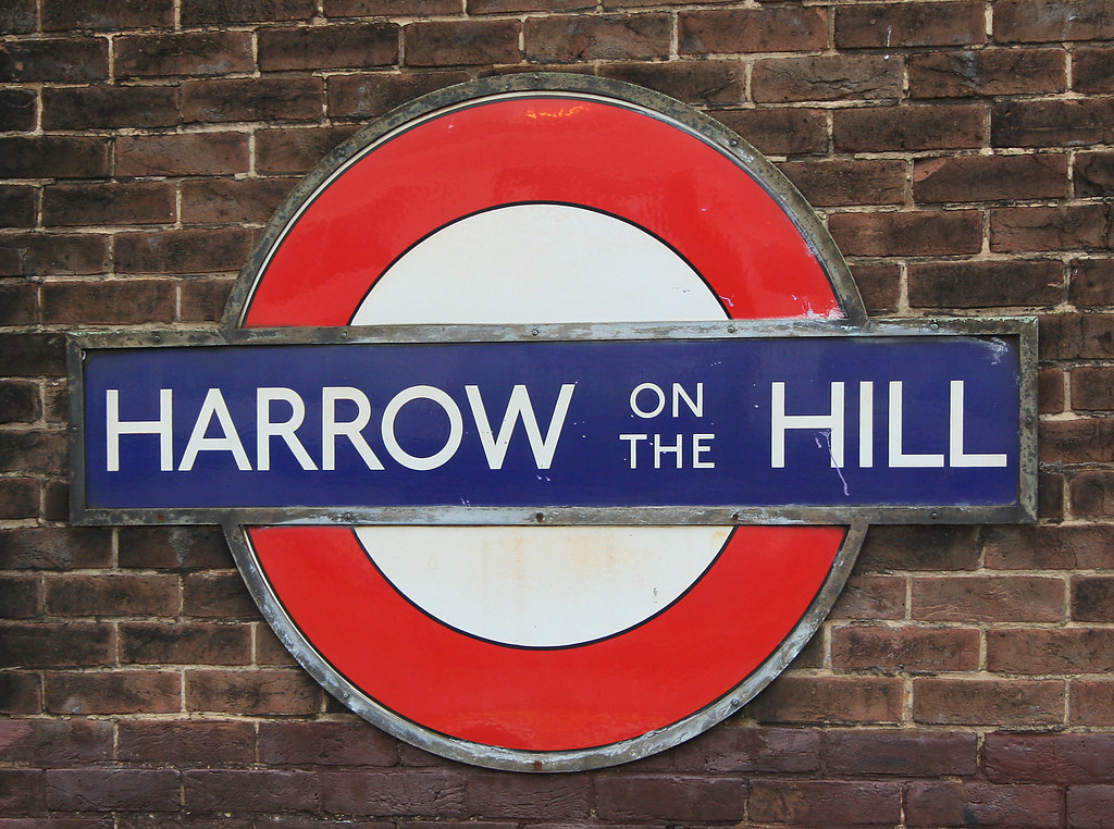 HarrowontheHill Underground station 1940s roundel bowroaduk Flickr