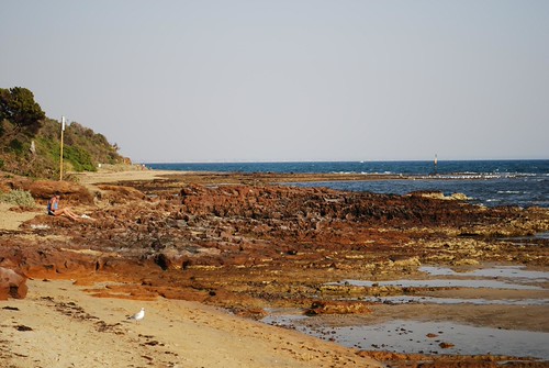 Red rocks + writing Ricketts Point, Beaumaris Cool Summe… Flickr