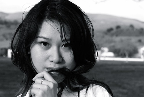 Hair biting Near the hills behind Thuy's house in San Jose… Flickr