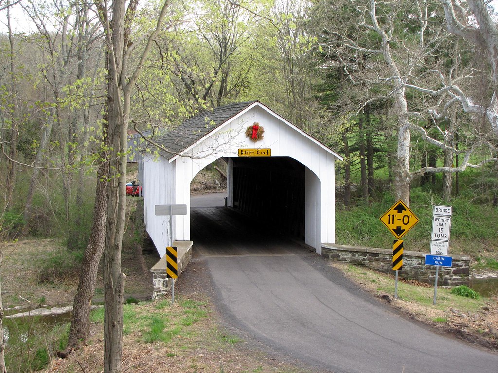 The Loux Covered Bridge, Plumstead Twp., Pennsylvania (PA)… Flickr