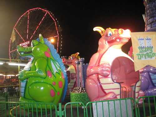 McCullough's Dizzy dragons at night, Coney Island on Bower… Flickr