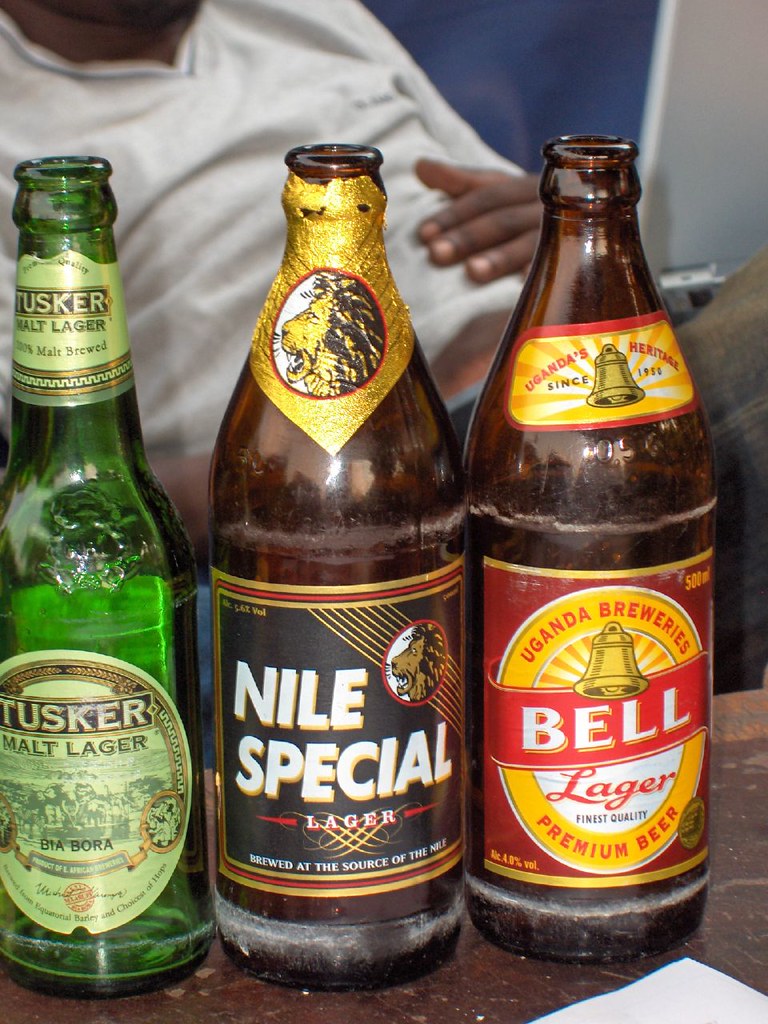 Beers found in Uganda John and Melanie (Illingworth) Kotsopoulos Flickr