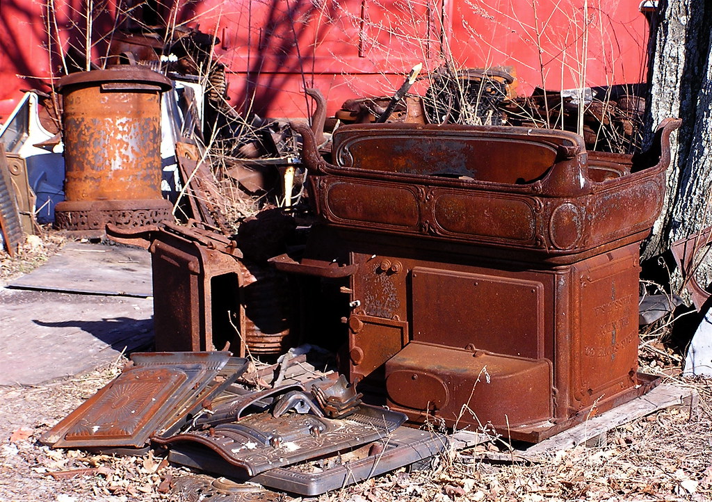 before The outside of Erickson's is littered with old rust… Flickr