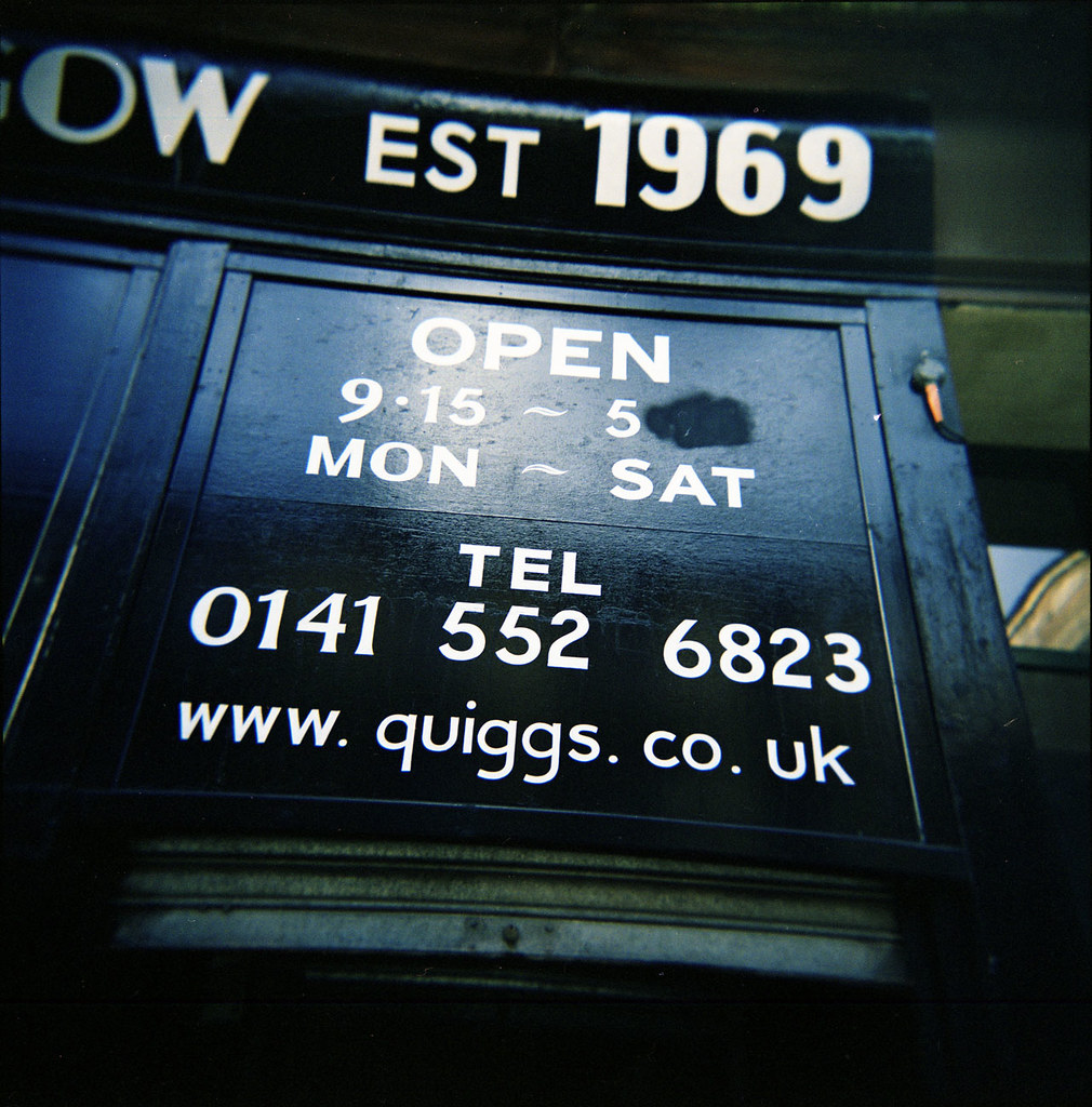 QUIGG'S OF GLASGOW The Only and the Best Vintage Camera Sh… Flickr