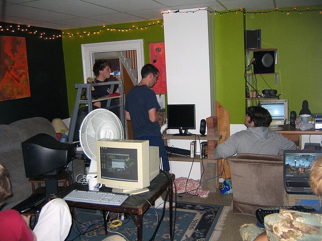 LAN Party in the Living Room LAN parties are sweet. That's… Flickr