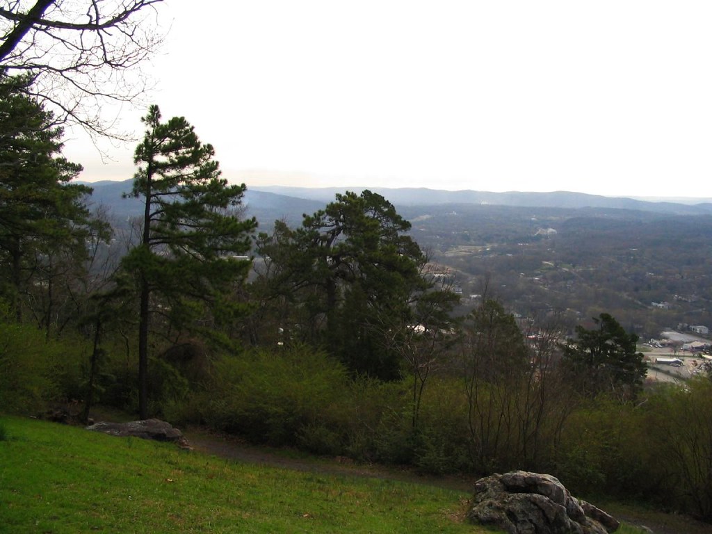 View Looking East from Hot Springs Mountain in Hot Springs… Flickr