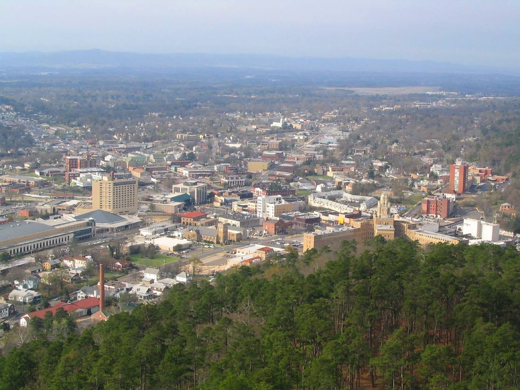 Downtown Hot Springs, Arkansas from Hot Springs Mountain T… Flickr