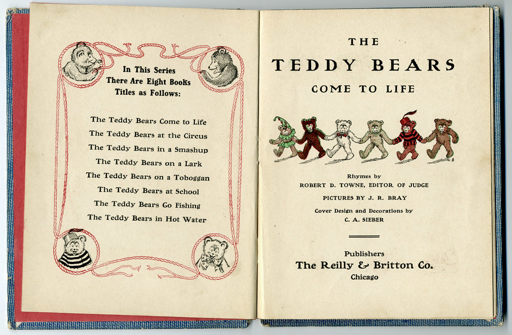 Teddy Bears Come to Life title page Dystopos Flickr