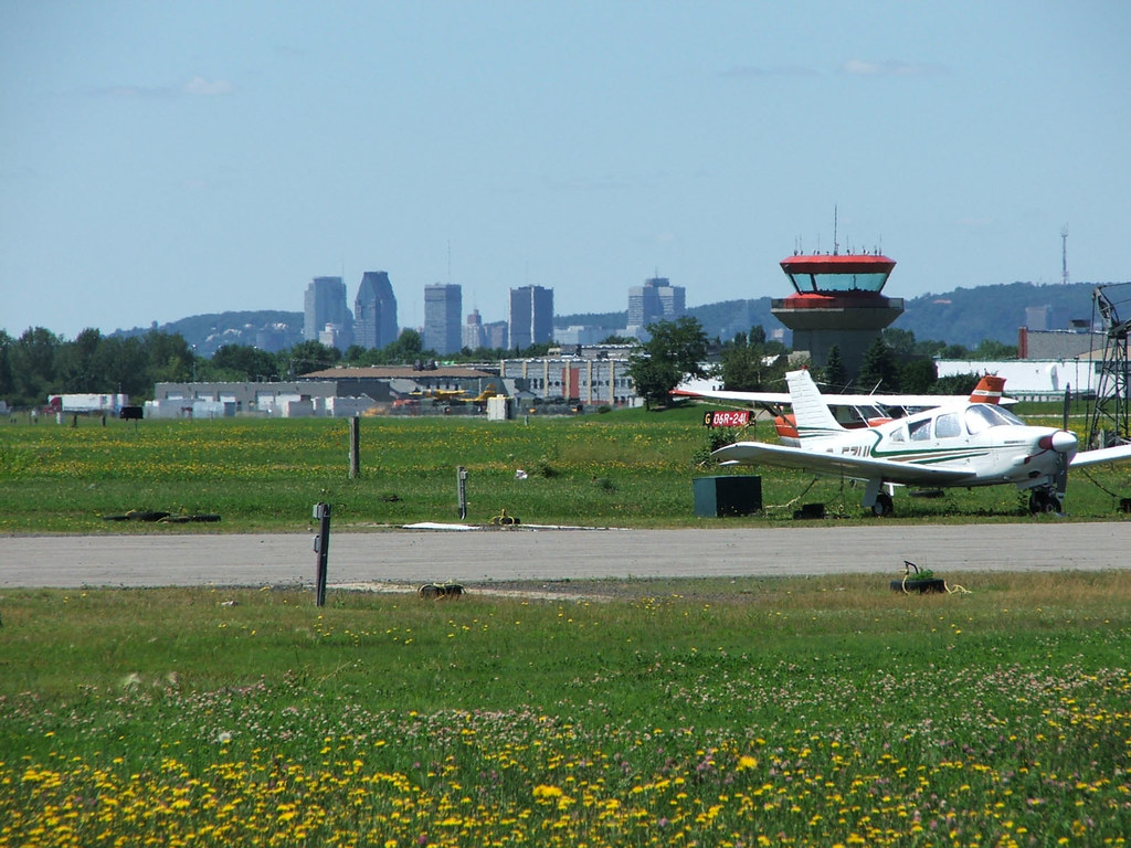 StHubert Airport and Montreal Montreal towers from the St… Flickr
