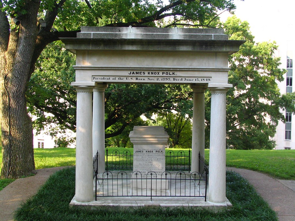President James K. Polk tomb, Nashville This is the tomb o… Flickr