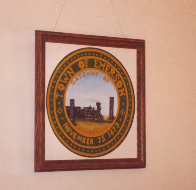 Town of Emerson Seal Hanging in Emerson Town Hall/Courthou… Jimmy