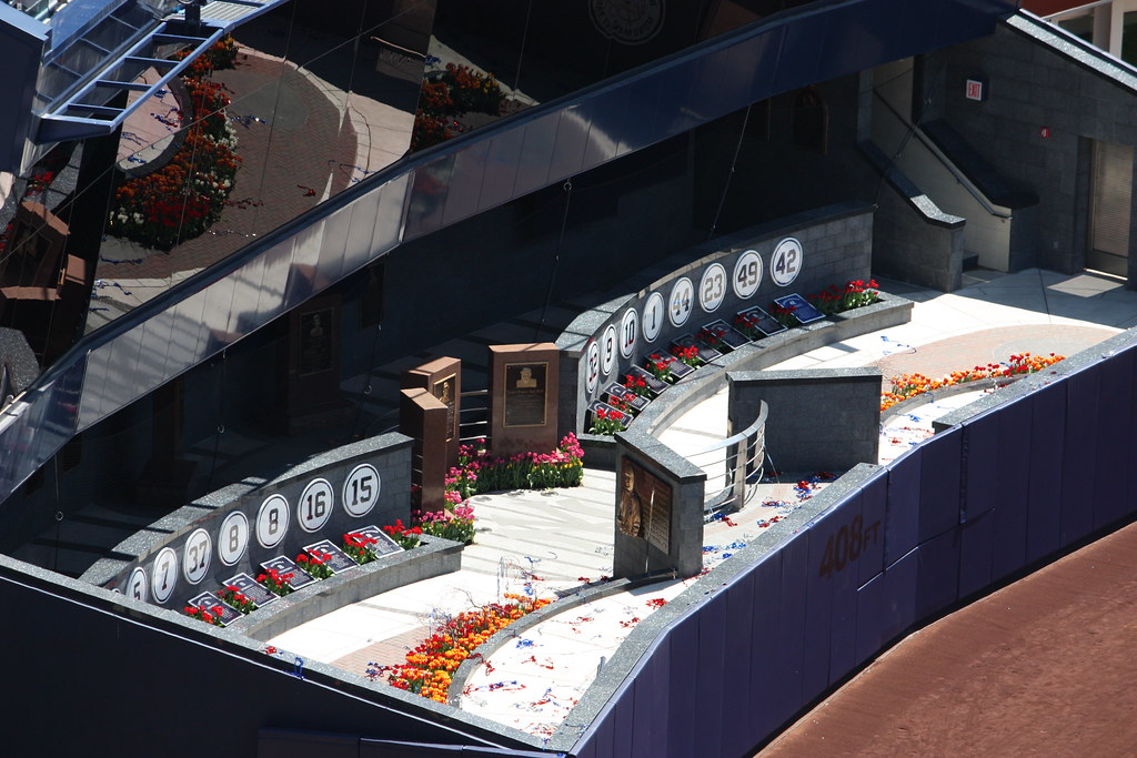 Yankee Stadium Inaugural Game Monument Park Monument Park… Flickr