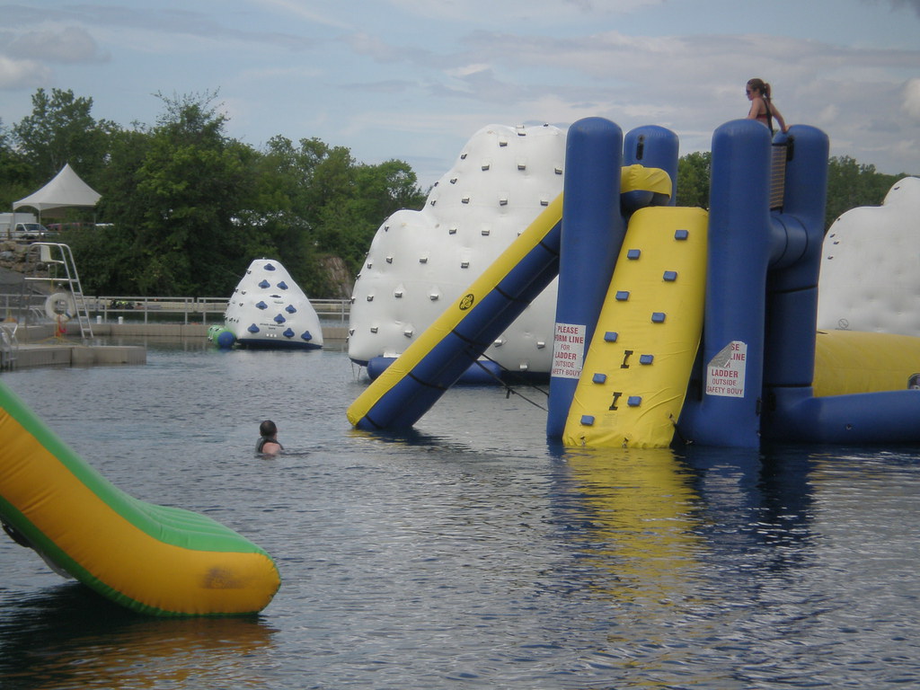 Inflatables at Aqua Park at Dutch Springs Discover Lehigh Valley, PA