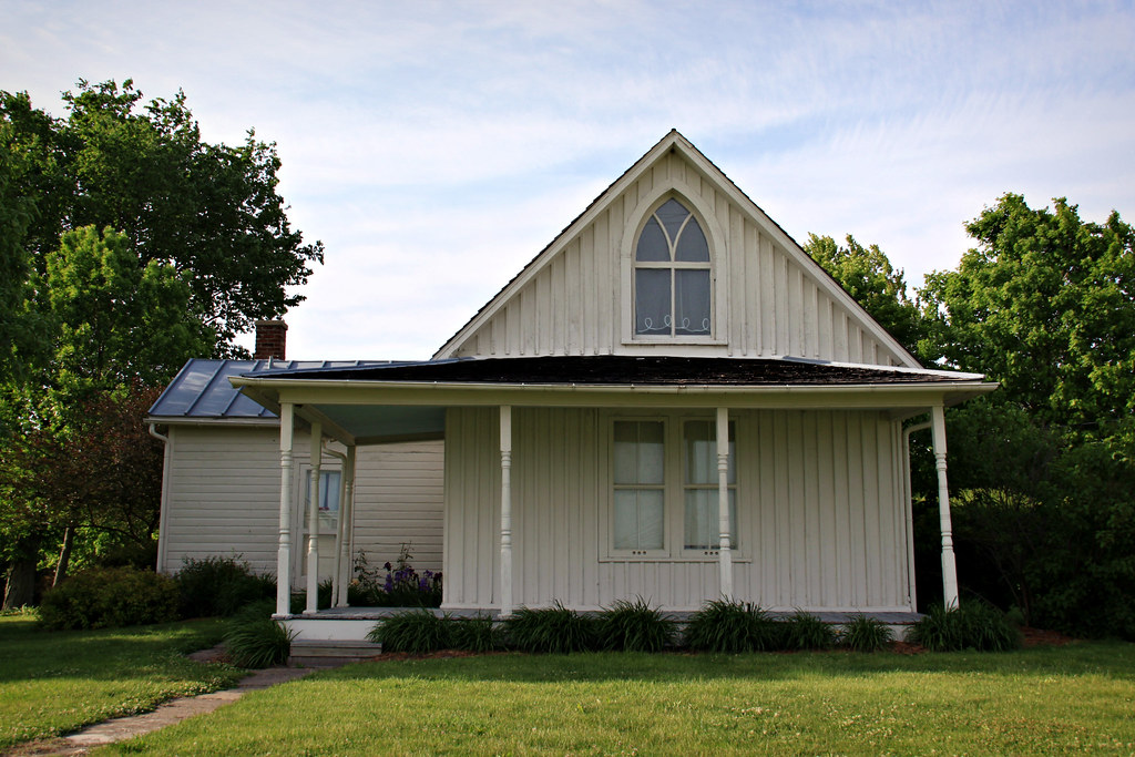 American Gothic House Eldon, Iowa Back on Iowa soil! 18 … Flickr