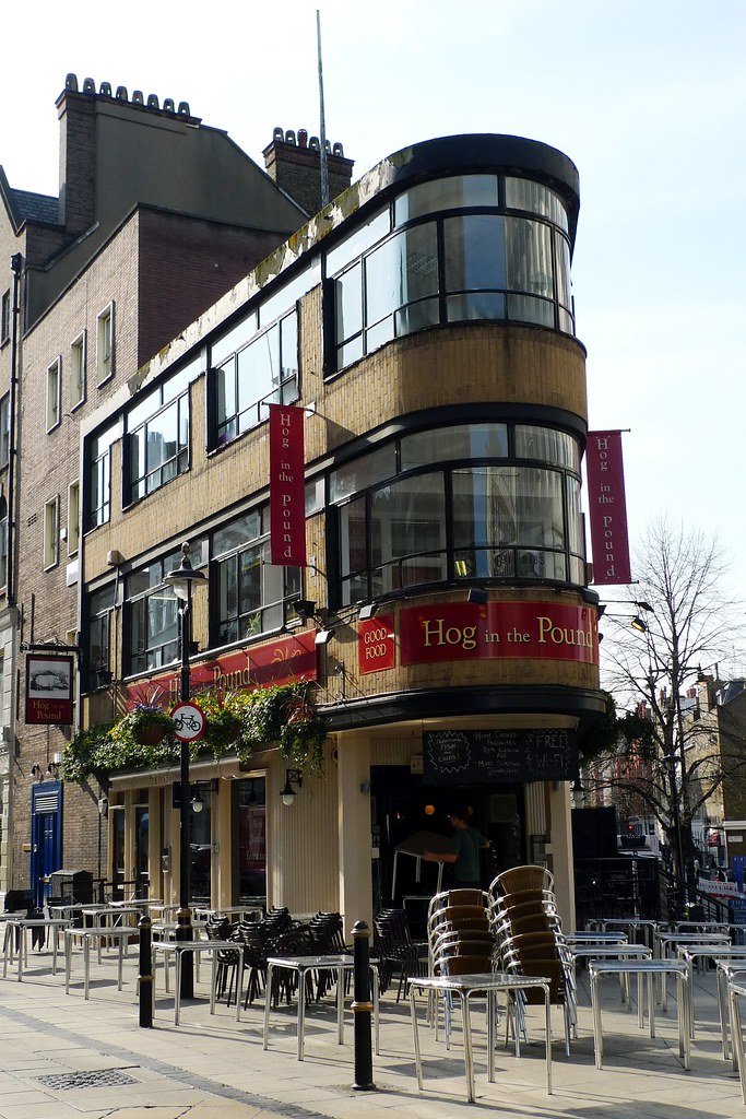 Hog in the Pound, Mayfair, W1 Unattractive modern building… Flickr