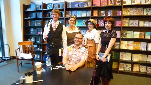 Me and steampunks, Barnes and Noble, Cary, NC, USA_1.JPG Flickr
