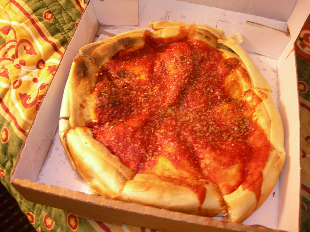 Joe's Pizza Stuffed Pizza Olney, Illinois It had pepperonc… Flickr