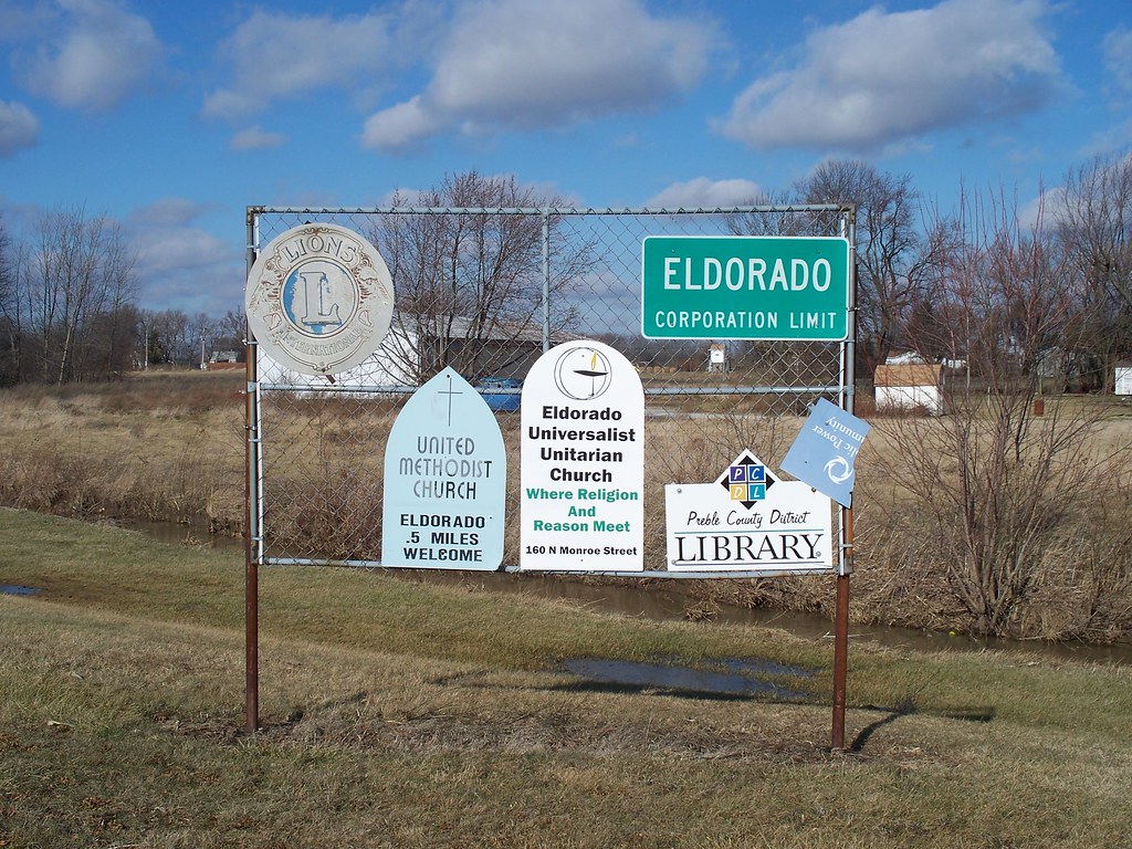 OH Eldorado Entrance Entrance to Eldorado, Ohio. Flickr