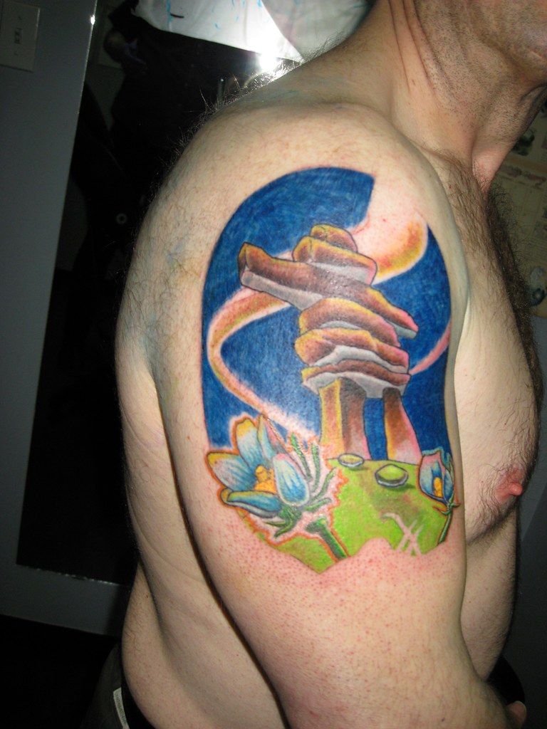 All sizes Inukshuk Tattoo 7 Flickr Photo Sharing!