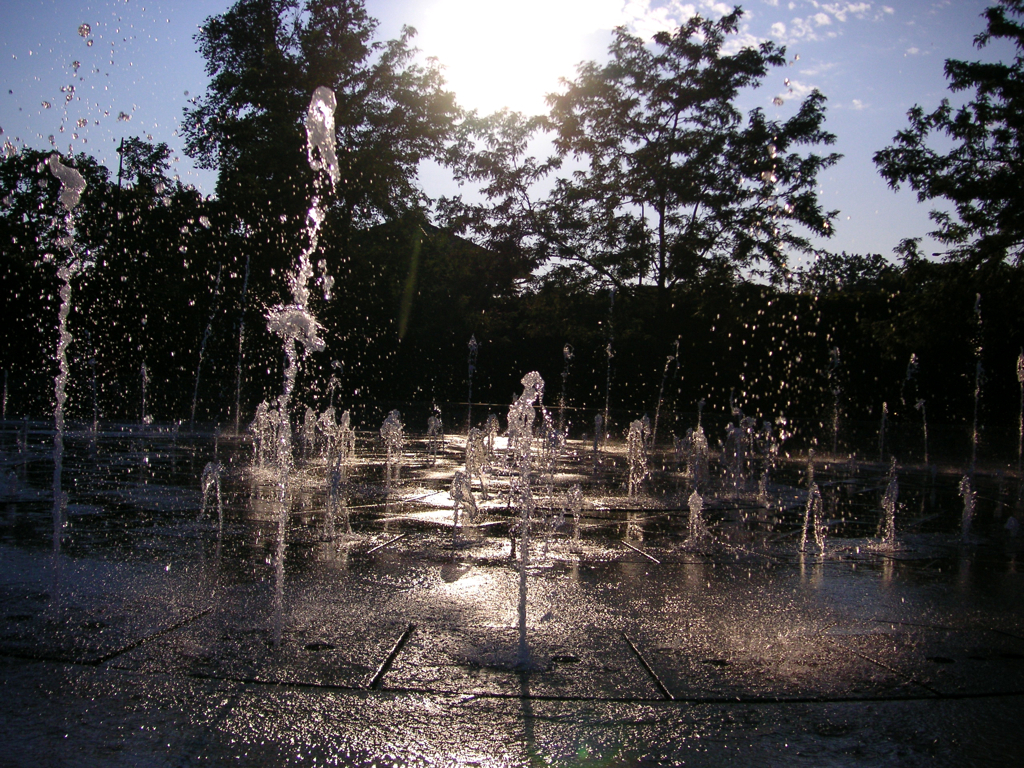 fountain Jackson Park fountain, interior courtyard, 63rd … Flickr