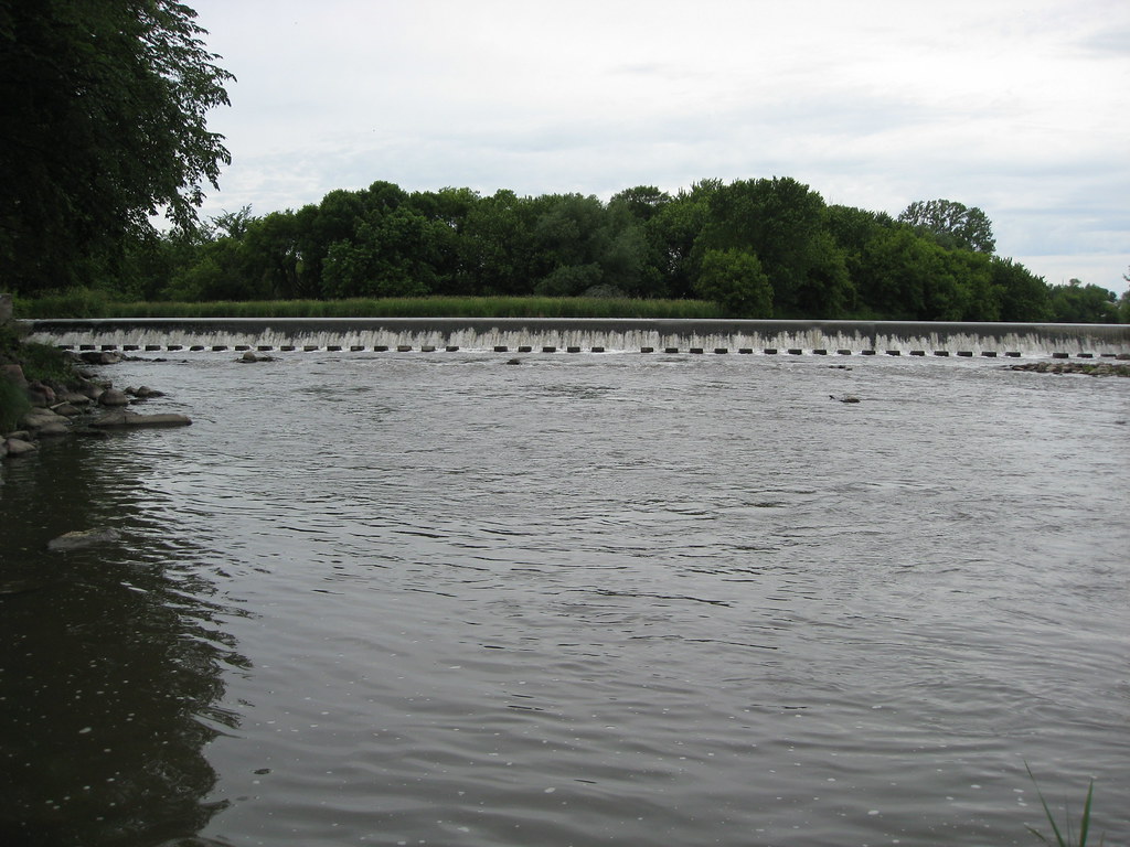 Island Park Dam, Rock Rapids IA This is what makes the Roc… Flickr