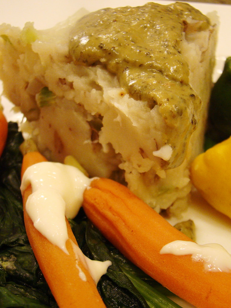 Potato Timbale with Garden Carrots and Squash Served over … Flickr