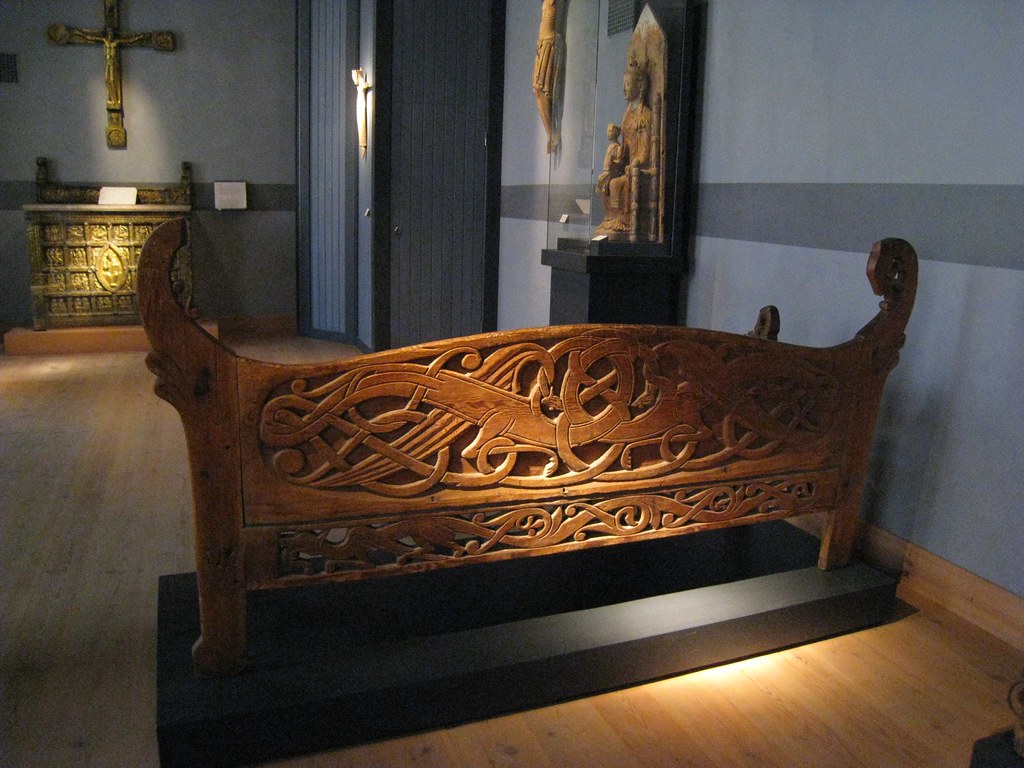 12th century pew Pew from Kungsåra Church, Västmanland; 12… Flickr