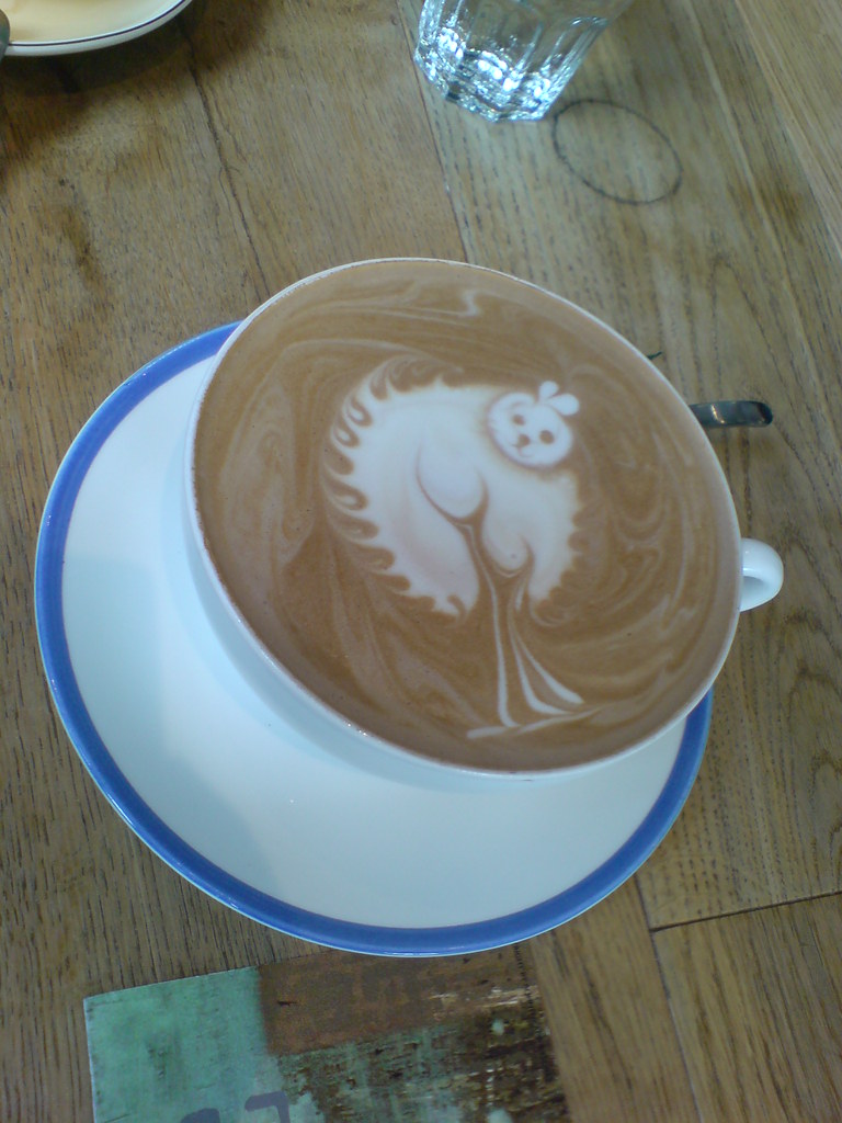 More Coffee Art Another beautiful bit of coffee art from P… Flickr