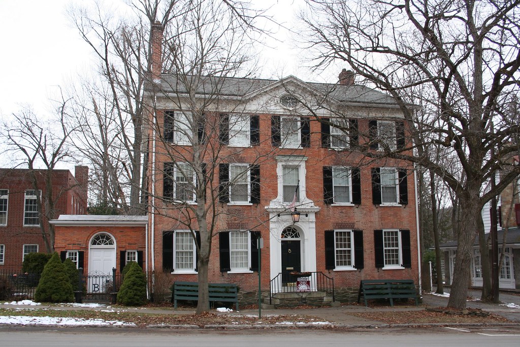 Bassett House, Cooperstown NY Federal Style brick home bui… Flickr