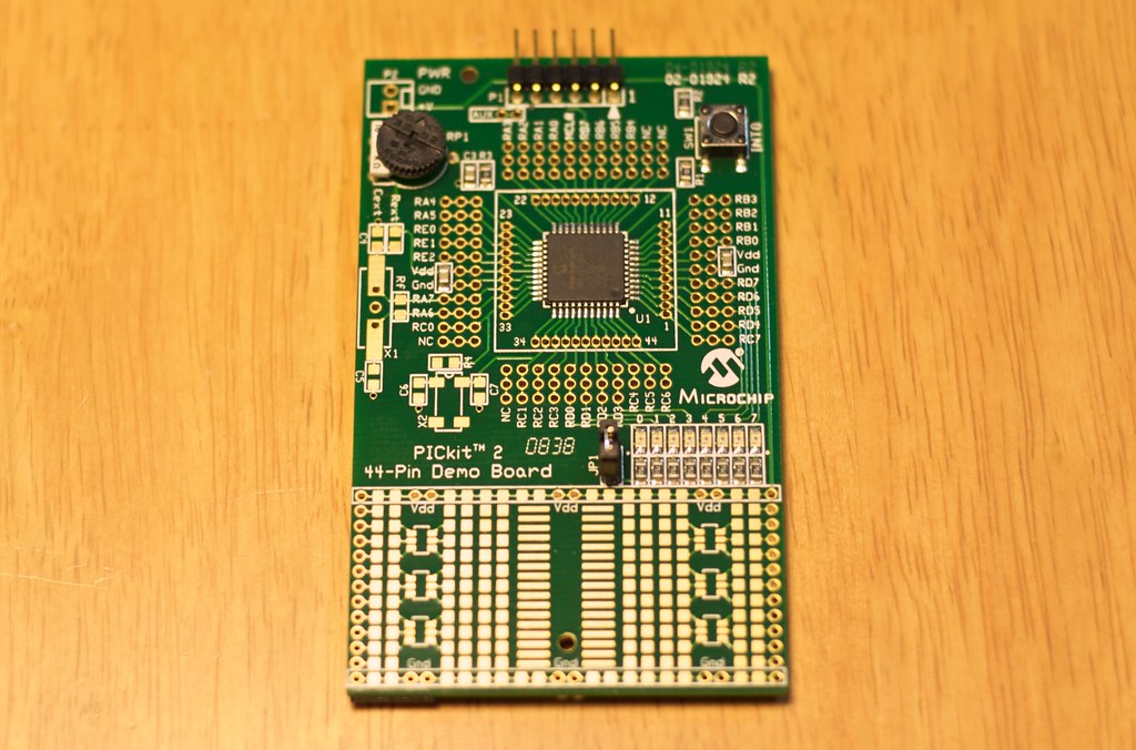 PICkit 2 44 pin demo board Jonathan Merritt Flickr