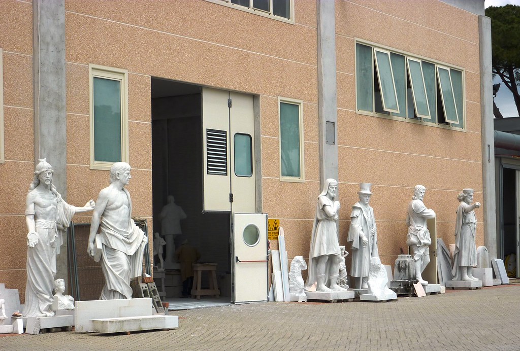 Pietrasanta marble statues Kristin Scharf Flickr