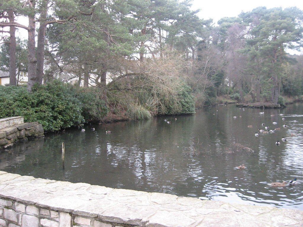 bournemouth gardens Coy Pond.is the most inland part of th… Martin