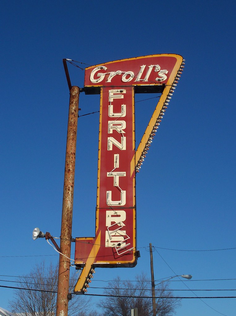 OH Waldo Groll's Furniture Neon sign for Groll's Furnitu… Flickr