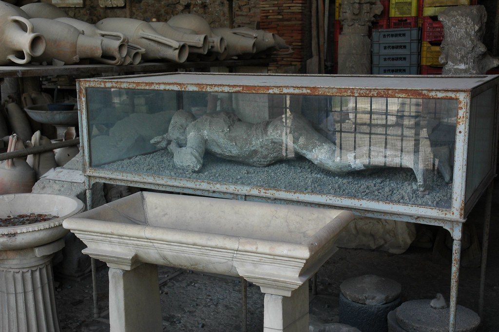 Body Preserved in Pompeii Preserved by the ashes of the Mo… Flickr