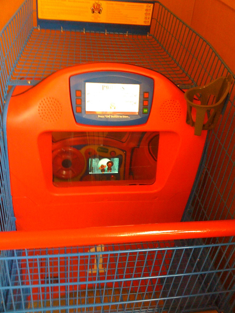 TV Shopping Cart TV carts have come to Southern Cal. Yes, … Flickr