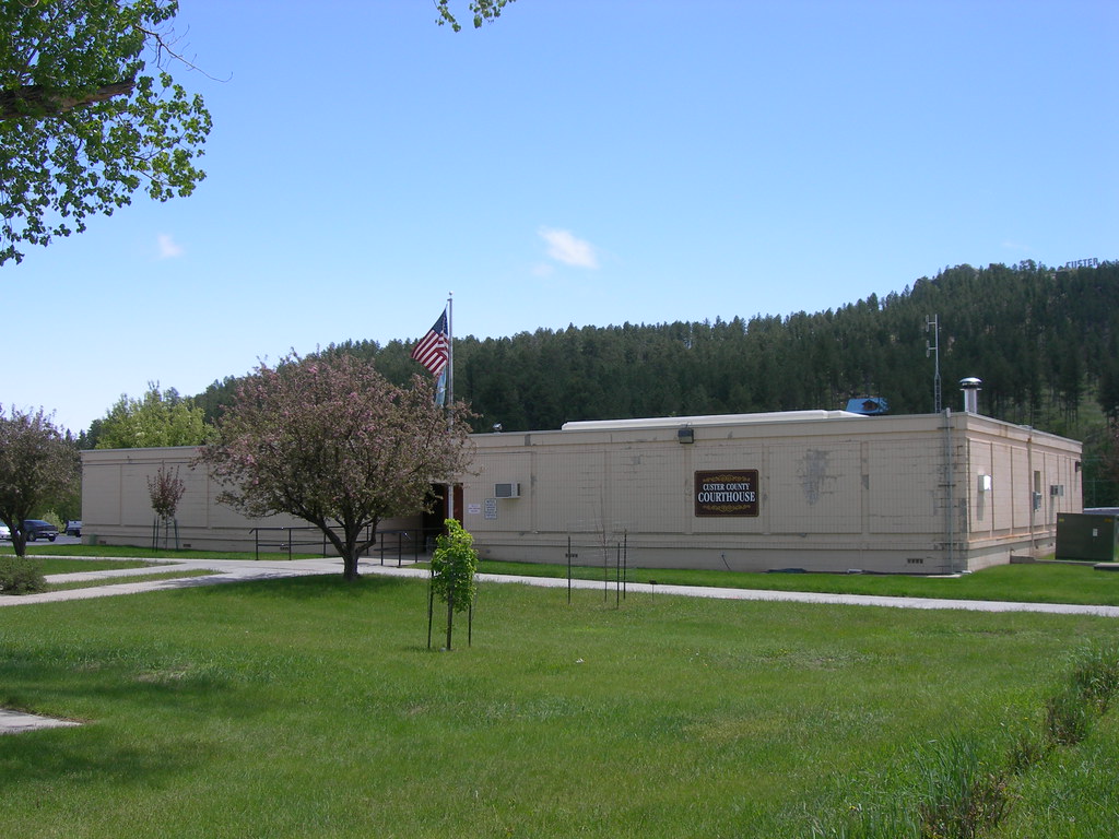 Custer County Courthouse Custer, South Dakota Constructed … Flickr