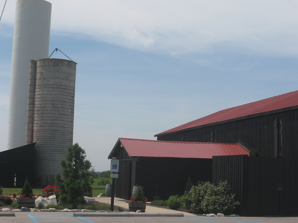 Talon Winery Barrel Room and Silo Amy Flickr
