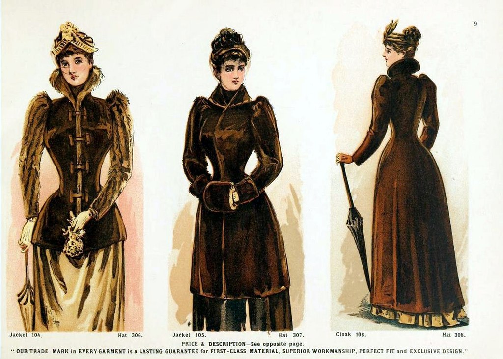 Victorian Fashion of 1891 Deutsch Catalogue Reefer Jacke… Flickr