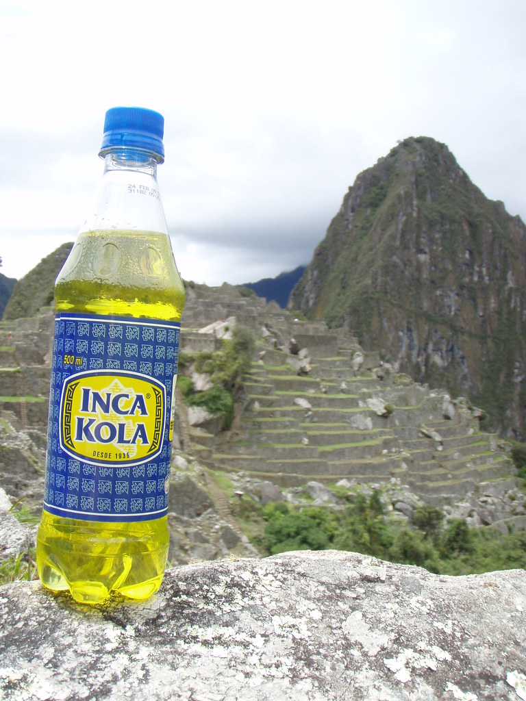 Inca Kola This stuff outsells CocaCola in Peru. It tastes… Flickr