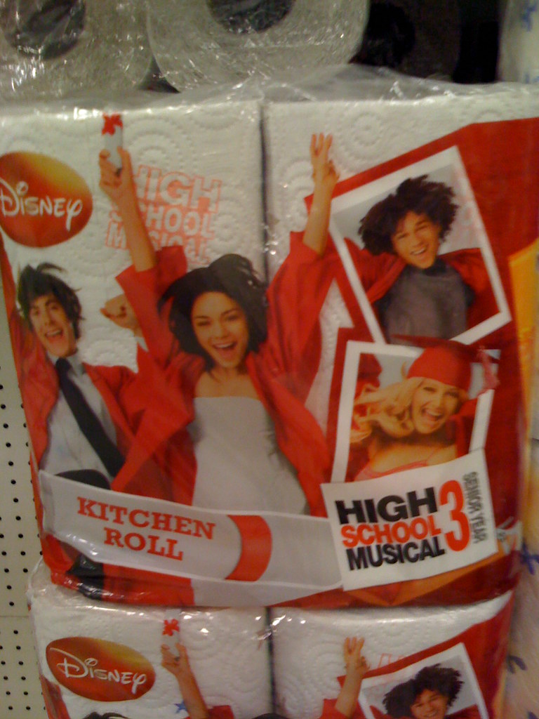 Disney's High School Musical kitchen roll When tieins go … Andy