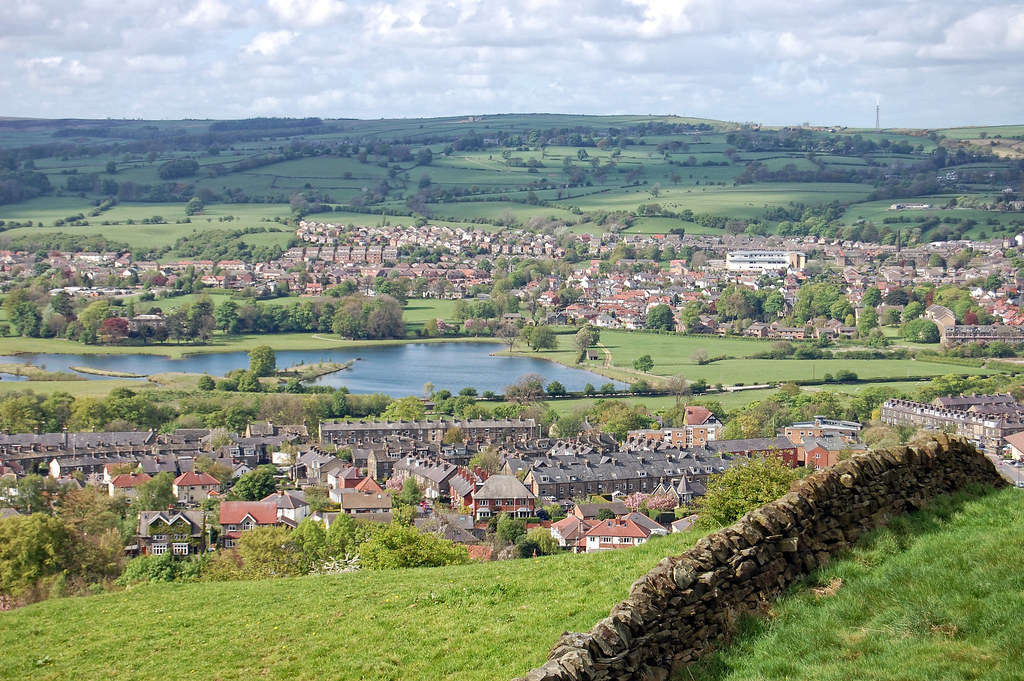 Looking Down On Otley This is the view from the meadow abo… Flickr