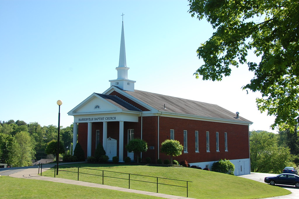 Harrisville Baptist Church founded 1825, current structure… Flickr